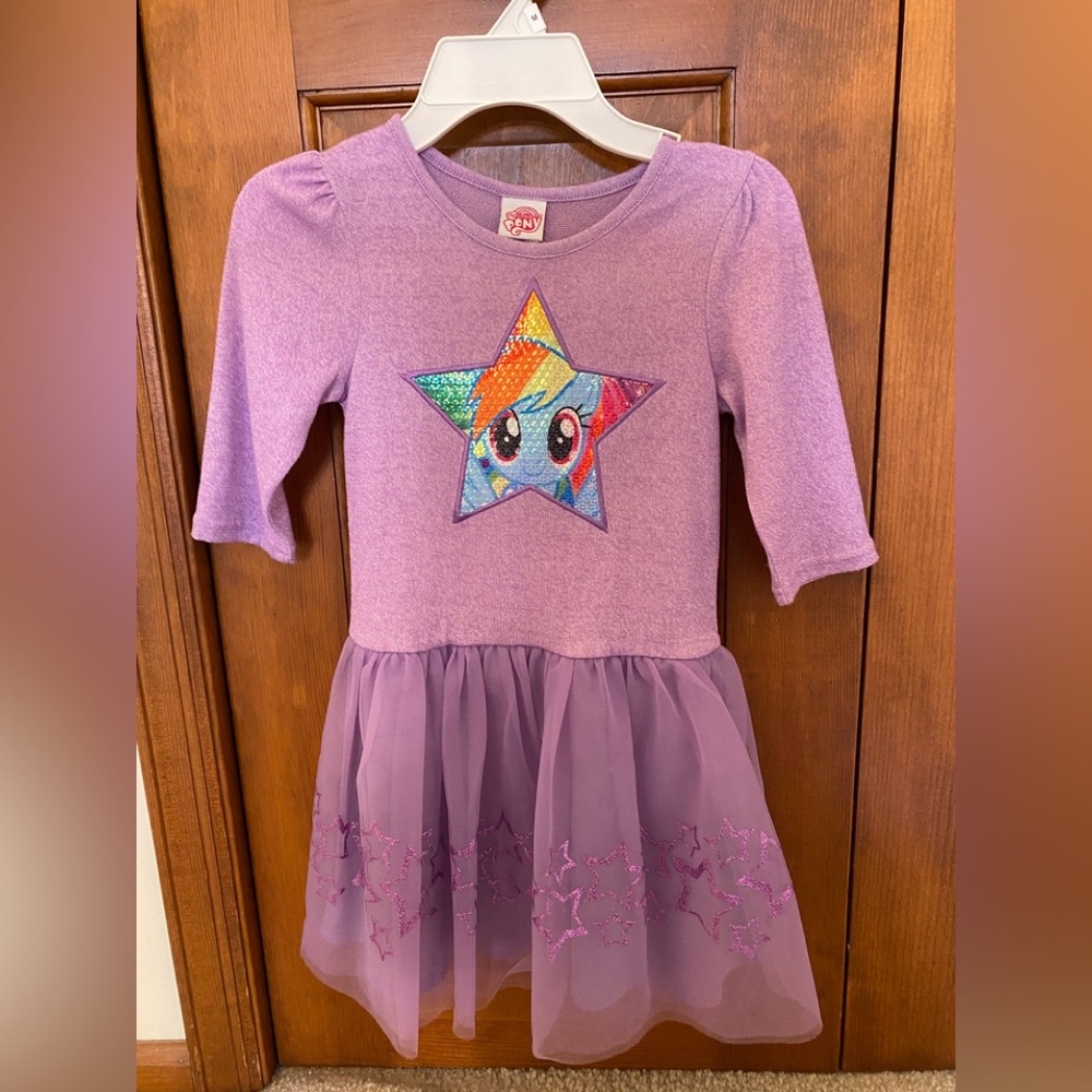 NWT.  My Little Pony Rainbow Dash Dress, Size 6.